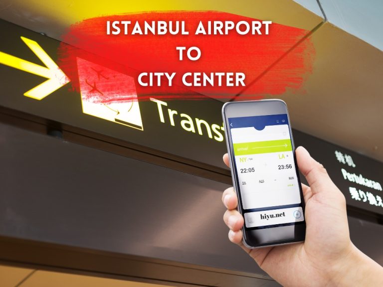 Hvordan kommer man fra Istanbul Lufthavn til centrum? (Den bedste rute)